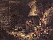 Adriaen van ostade Alchemist oil on canvas